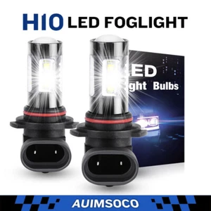 White For Ford F150 F250 F350 2004 2005-2021 LED Fog Light Bulbs 9145 9140 H10 - Bild 1 von 12