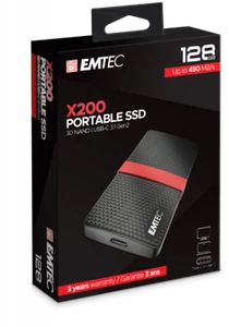 Emtec - External / Portable SSD drive - USB C 3.1 - Picture 1 of 20