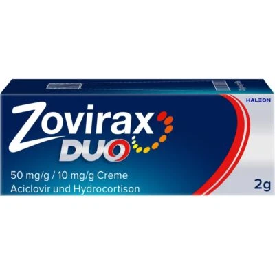 GLAXOSMITHKLINE CONSUMER HEALTHCARE ZOVIRAX Duo 50 mg/g / 10 mg/g Creme 2 g PZN13170548