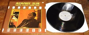MEMPHIS SLIM PHILIPPE LEJEUNE MICHEL DENIS THREE TWO ONE BOOGIE FRENCH BLUES LP - Bild 1 von 8