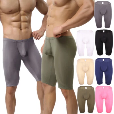 Men's Sports Gym Compression Underwear Fitness Body Shaper Shorts Pants Leggings - Image 1 of 4