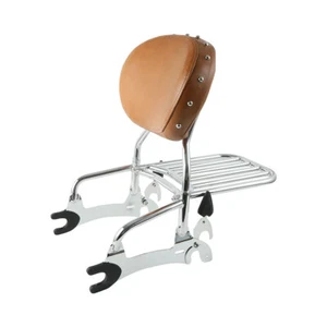 12" Backrest Sissy Bar + Luggage Rack For Indian Chief Classic Vintage 14-18 17 - Picture 1 of 12
