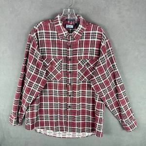 Fieldmaster Mens Flannel Shirt XL Perma Prest Lined Vintage Made In USA - Picture 1 of 8