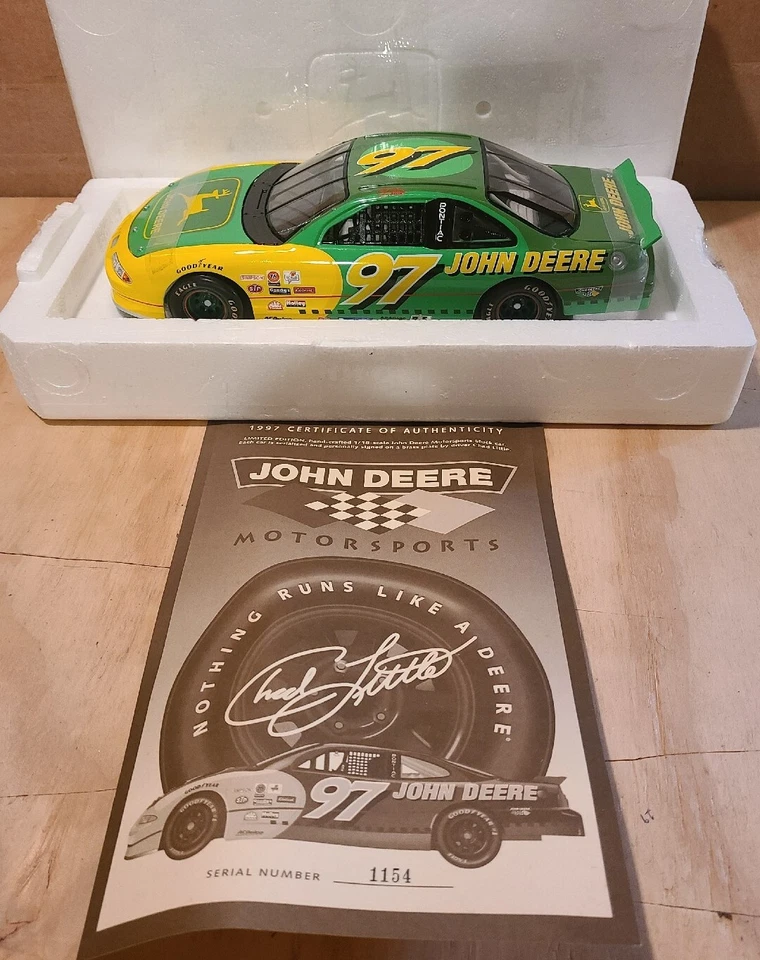 John Deere 1997 Motorsports Stock Car #97 1:18 Scale - Image 1 of 4