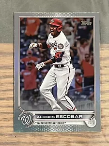 2022 Topps Series 1 - ALCIDES ESCOBAR - Rainbow Foil #116 - NATIONALS - Picture 1 of 2