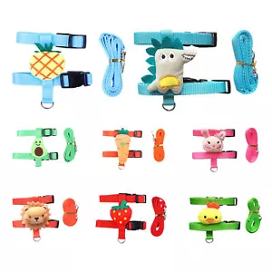 Pet Rabbit Harness Leashes Lead Small Animal Hamster Bunny Vest Traction Rope - Picture 1 of 28