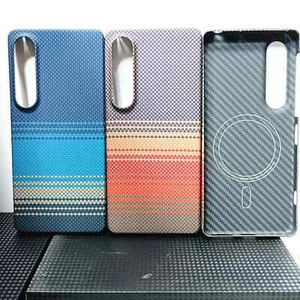 Genuine Carbon Fiber Case Sony Xperia 1 VII Sunset Magsafe Thin Hard Armor Cover - Picture 1 of 17