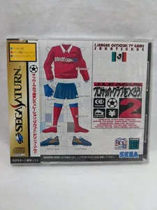 Japanese Sega Saturn J. League Official TV Game Sakatsuku 2 Video Game Sealed - Picture 1 of 6