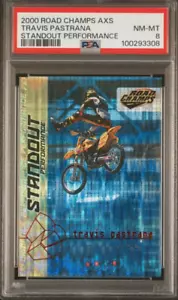 Tarjeta de novato AXS Road Champs Travis Pastrana 2000 rendimiento destacado RC PSA 8 - Imagen 1 de 2