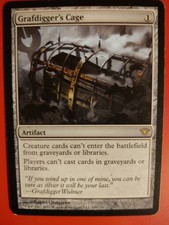 MTG Grafdigger's Cage -Dark Ascension- MP Free Shipping Magic the Gathering