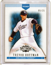 2007 Topps Triple Threads /25 Sapphire #37 Trevor Hoffman San Diego Padres SP NM