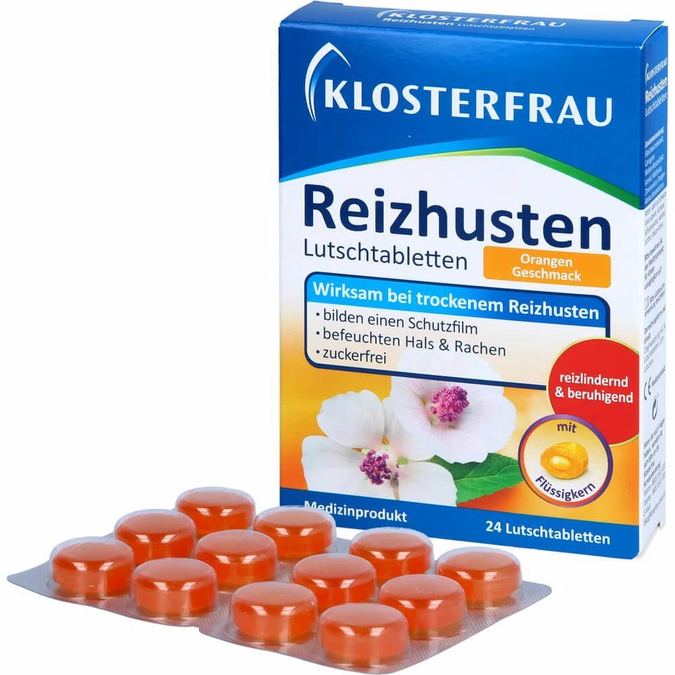 MCM KLOSTERFRAU VERTR. GMBH KLOSTERFRAU Reizhusten Lutschtabletten 24 St PZN13505581