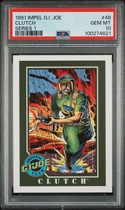 PSA 10 - 1991 Impel Hasbro GI Joe Series 1 Trading Card #48 Clutch - Bild 1 von 2