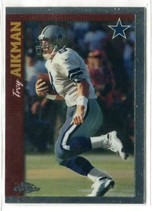 1997 Topps Chrome Troy Aikman Base Card #36 HOF DALLAS COWBOYS - Picture 1 of 1