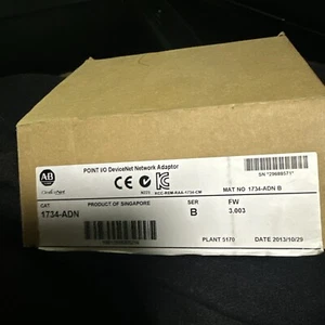 AB Factory Sealed 1734-ADN POINT I/O Device Net Network Adaptor 1734ADN - Picture 1 of 4
