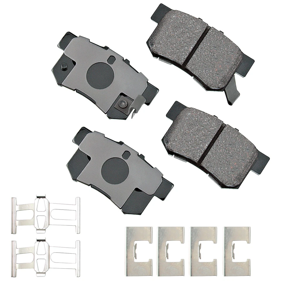 For 1999-2008 Acura TL Disc Brake Pad Set Rear Akebono 2000 2001 2002 2003 2004 - Image 1 of 1
