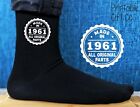 Made in 1961 - 60th Birthday Socks - All Original Parts - Printed Men's GIFT 