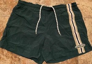 VINTAGE BODY GLOVE SWIM TRUNK SHORTS ( MENS XL, 38” ) GREEN TONE PREOWNED - Picture 1 of 7