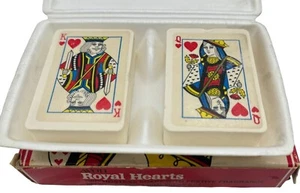 Vintage Avon Royal Hearts Playing Cards Hostess Soaps King Queen NOS A26 - Picture 1 of 4