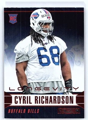2014 Panini Rookies & Stars Longevity #123 Cyril Richardson Ruby - Image 1 of 2