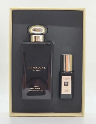 Jo Malone Oud & Bergamot 3.3/3.4 oz Cologne Intense 100 ml Spray Gift Set w/Mini - Image 1 of 3