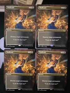 4x x4 Vindicate / Justification MTG NM - Imagen 1 de 1