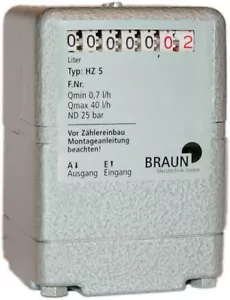 Braun HZ 5 40 l/h Ölmengenzähler (89315010) - Bild 1 von 2