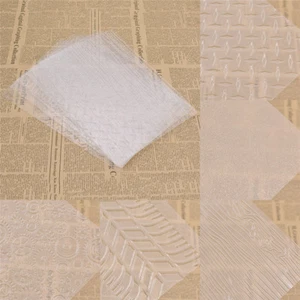 Juego de 6 hojas de textura de pastel fondant alfombra de textura de neumáticos galletas cupcakes decoración - Imagen 1 de 12