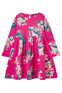 JOULES Hampton Pink Floral Dress Age 9 years 134 cm BNWT