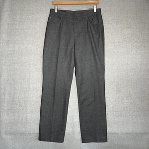 Bogner Trousers Men's 12 L Gray Wool Classic Pants - Picture 1 of 13