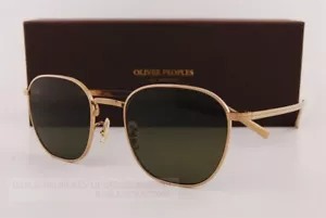 Occhiali da sole Oliver Peoples OV 1329/ST 503552 oro/verde nuovi - Foto 1 di 7