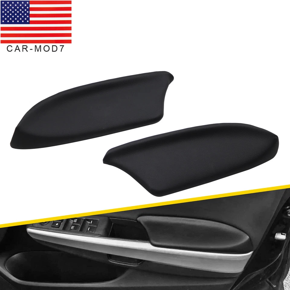 Pair For Honda Accord Sedan 2008-2012 Front Door Panels Armrest Lid Cover Black Foto 1 de 4