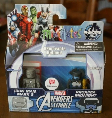 Minimates Avengers Assemble IRON MAN MARK 2 & PROXIMA MIDNIGHT    Foto 1 de 2
