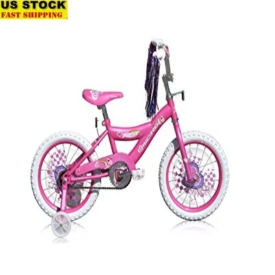 Kids Cruiser BMX Bike Training Wheels 16 In Steel Frame Ages 4 Plus Adjustable - Image 1 of 2