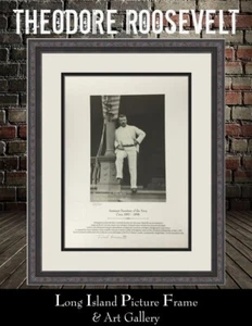 Secretray of the Navy Theodore Roosevelt L/ED S/N Giclee on Paper Custom Framed - Picture 1 of 6