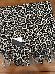 NWT Marciano Animal Print Wool Scarf - Picture 1 of 5