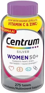 Centrum Silver Womens 50+ 275 Tablets Multivitamin Supplement - Picture 1 of 3