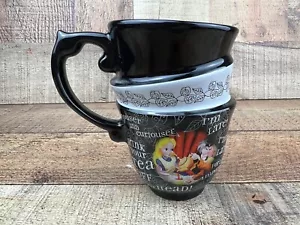 Disney Parks Alice In Wonderland Triple Stacked Mad Hatter Coffee Tea Cup Mug - Picture 1 of 16