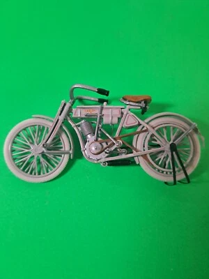 Franklin Mint Harley Davidson 1:24 Scale B11WC26 Motorcycle 1907 Single - Image 1 of 4