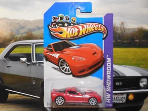2013 Hot Wheels HW SHOWROOM CORVETTE 60TH '09 Corvette ZR1 Red CHEVY FREE SHIP - Picture 1 of 3