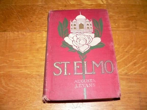 Antique "St. Elmo" (A Novel) Ornate Hardcover Book by Augusta J. Evans - Picture 1 of 7