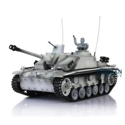 2.4G Henglong 1/16 Scale Snow 7.0 Plastic German Stug III RTR RC Tank Model 3868 - Image 1 of 4
