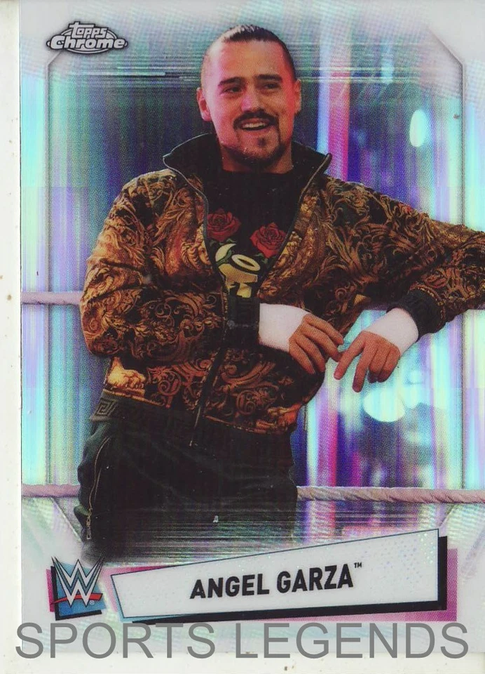 2021 WWE Chrome Refractor #5 Angel Garza - Image 1 of 1