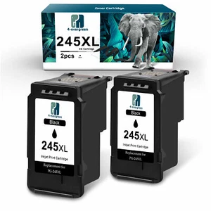 2 PK High Yield PG 245XL Ink For Canon PIXMA TR4520 TR4522 MG2550 MG2920 MG2922 - Picture 1 of 5