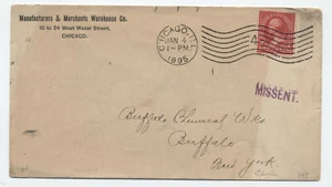 1895 chicago wavy bar macchina americana mancante copertina [y5917] - Foto 1 di 3