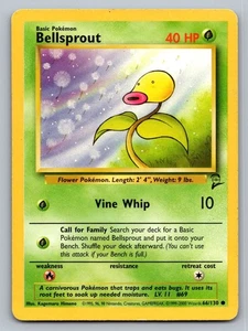 Pokemon TCG Base Set 2 Bellsprout #66 - Picture 1 of 2