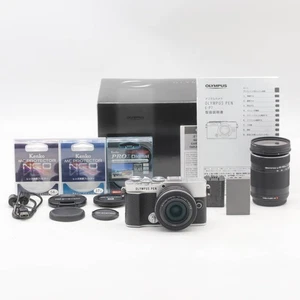 OM SYSTEM/Olympus PEN E-P7 EZ Double Zoom Kit Silver - Picture 1 of 10