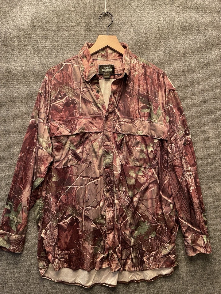 Redhead REALTREE Camo Hunting XL Shirt & Large PantsLightweight Polyester #01995 - Image 1 of 4