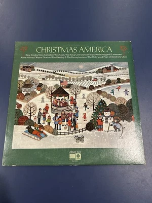 CHRISTMAS AMERICA Various SL-6950 Vinyl Record Nat King Cole VG BING CROSBY + - Image 1 of 4