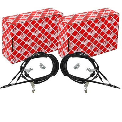 2X FEBI Câble De Frein À Main Côté Gauche + Droit Compatible Avec FORD C-MAX FOC - Photo 1/4